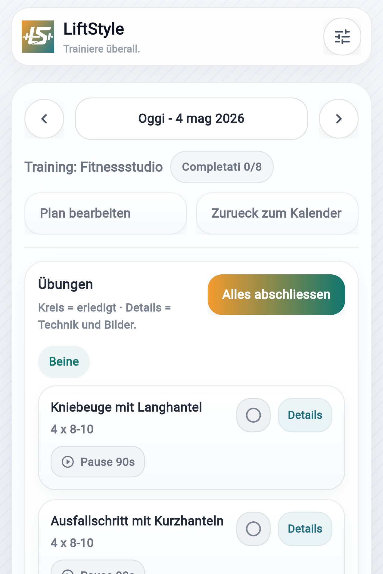 Übungen zum Mitmachen