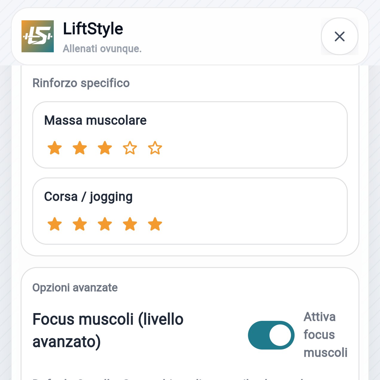 Priorit&agrave; sportive