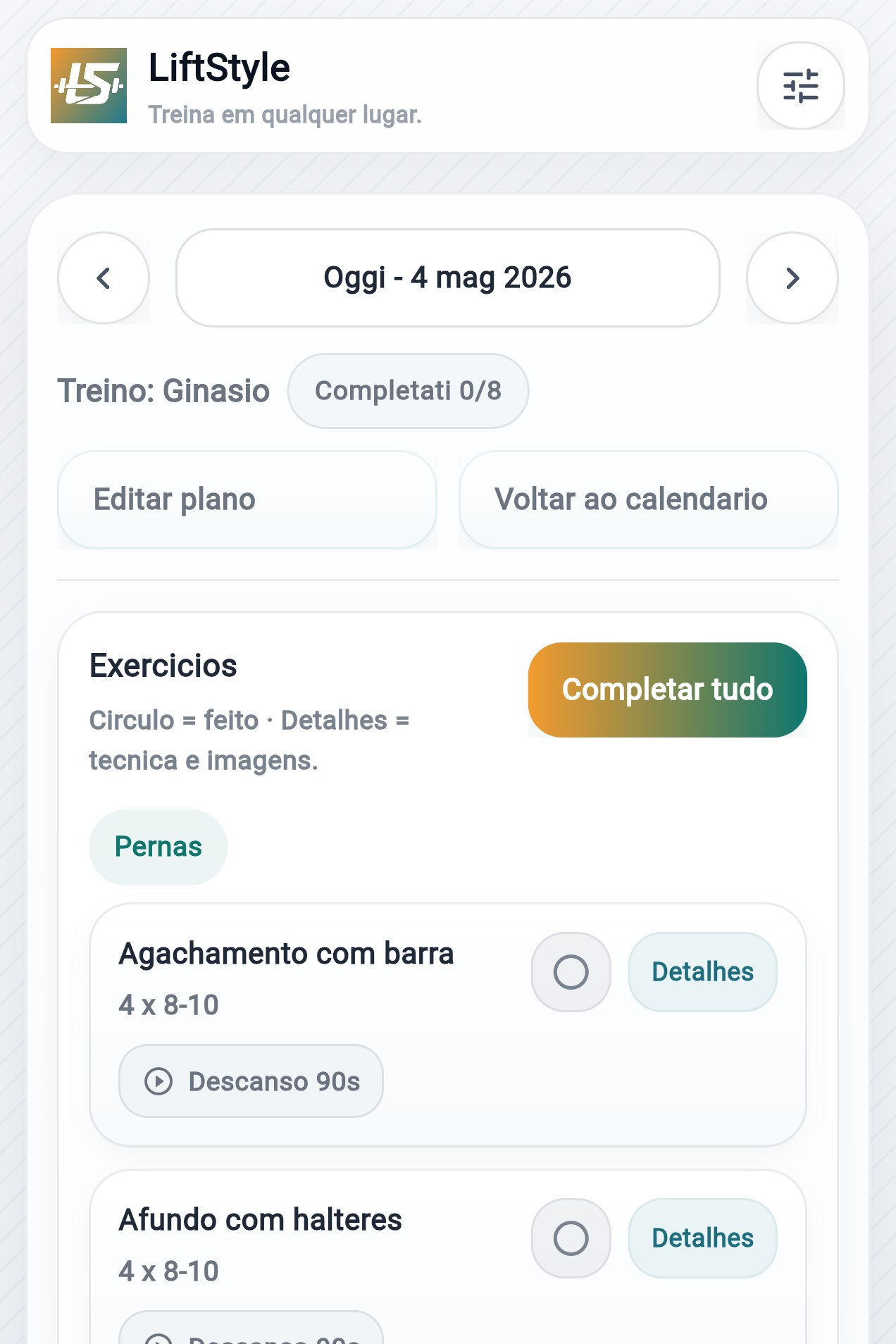 Exercícios a seguir
